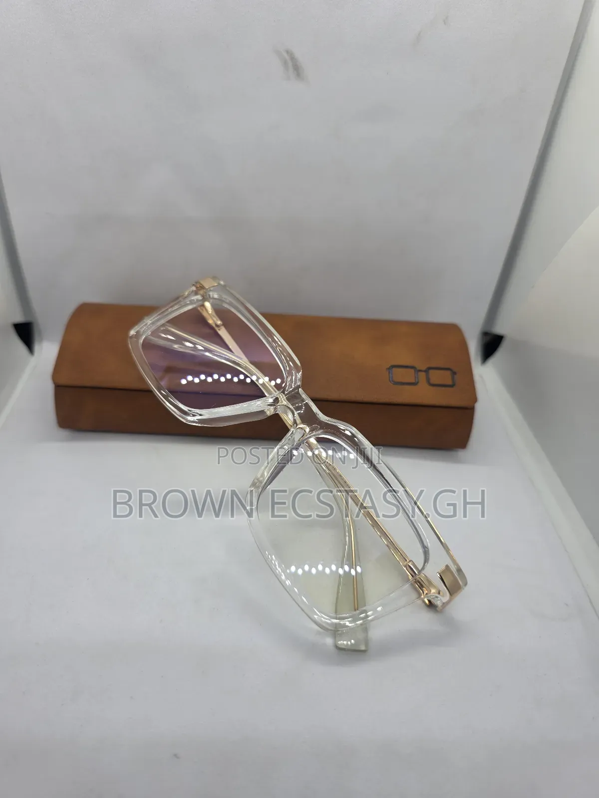 Uv400 Transparent Blue Light Blocking Glasses