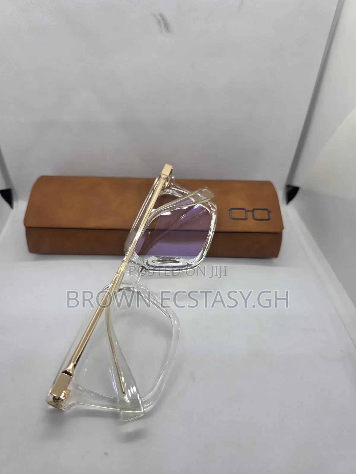 Uv400 Transparent Blue Light Blocking Glasses