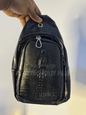 Crocodile Leather Sling Bag For Men – One Shoulder Crossbody
