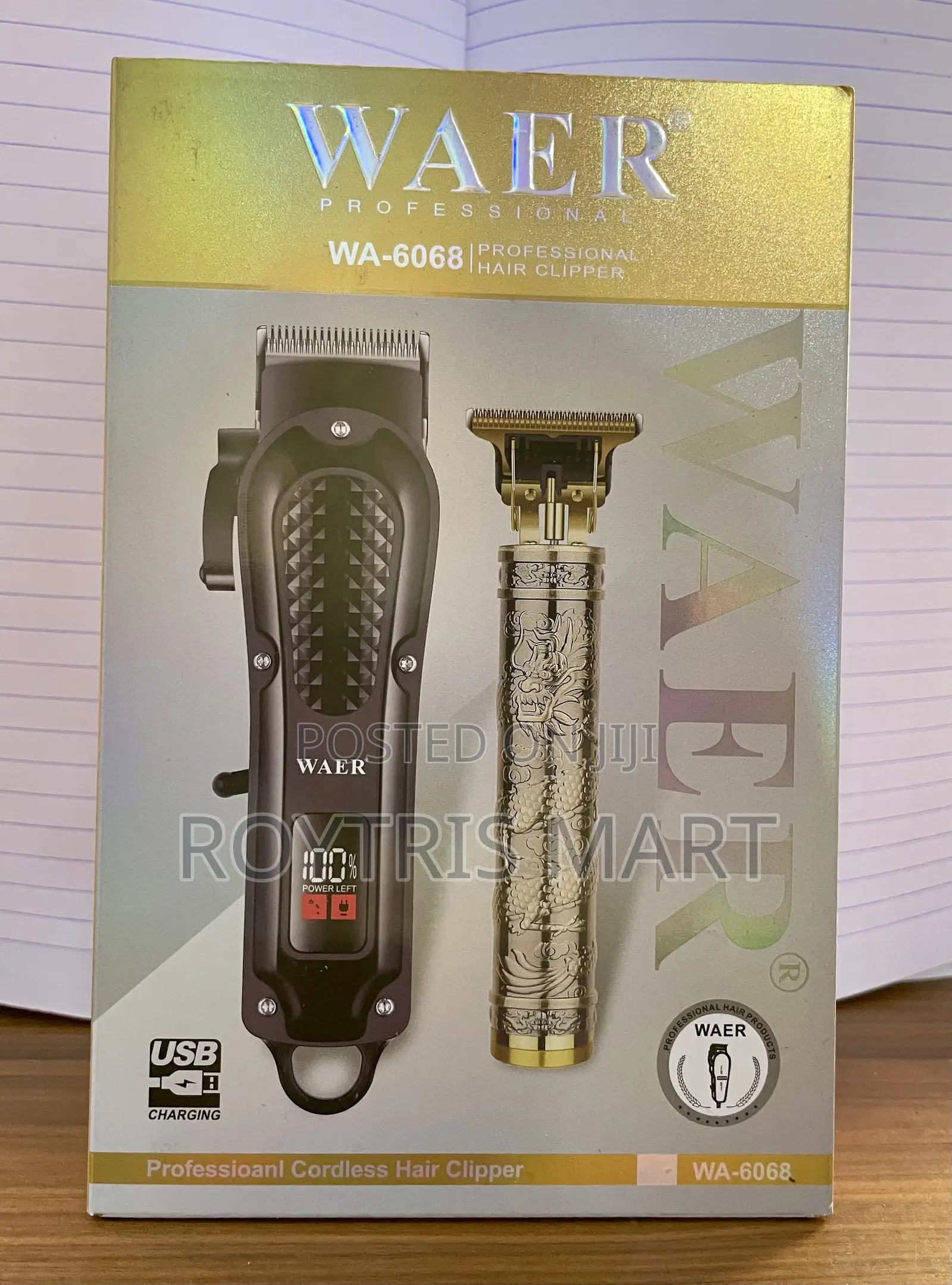 Waer Professional Cordless Hair Clipper Set