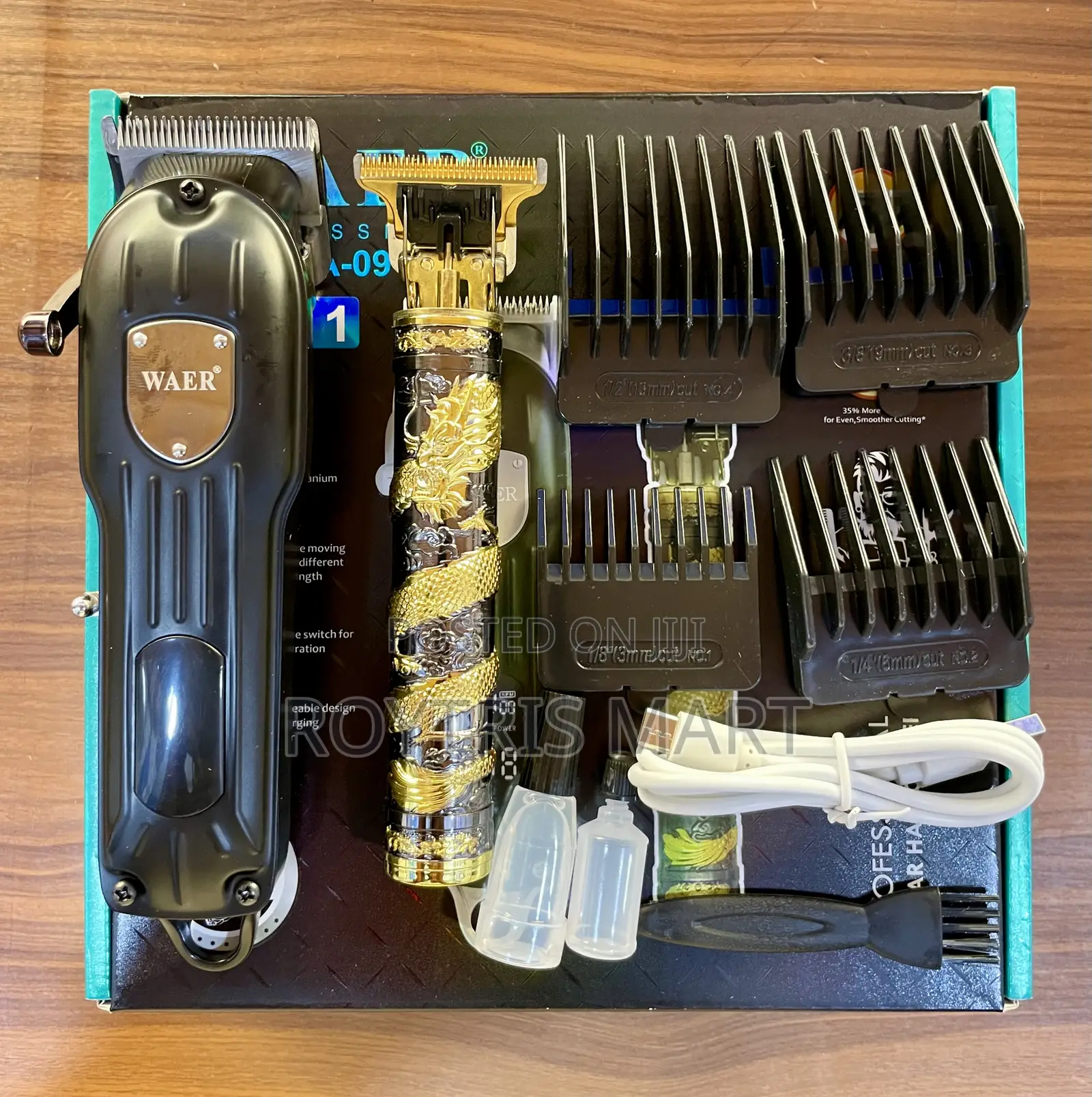 Waer 2 in 1 Professional Hair Clipper and Trimmer
