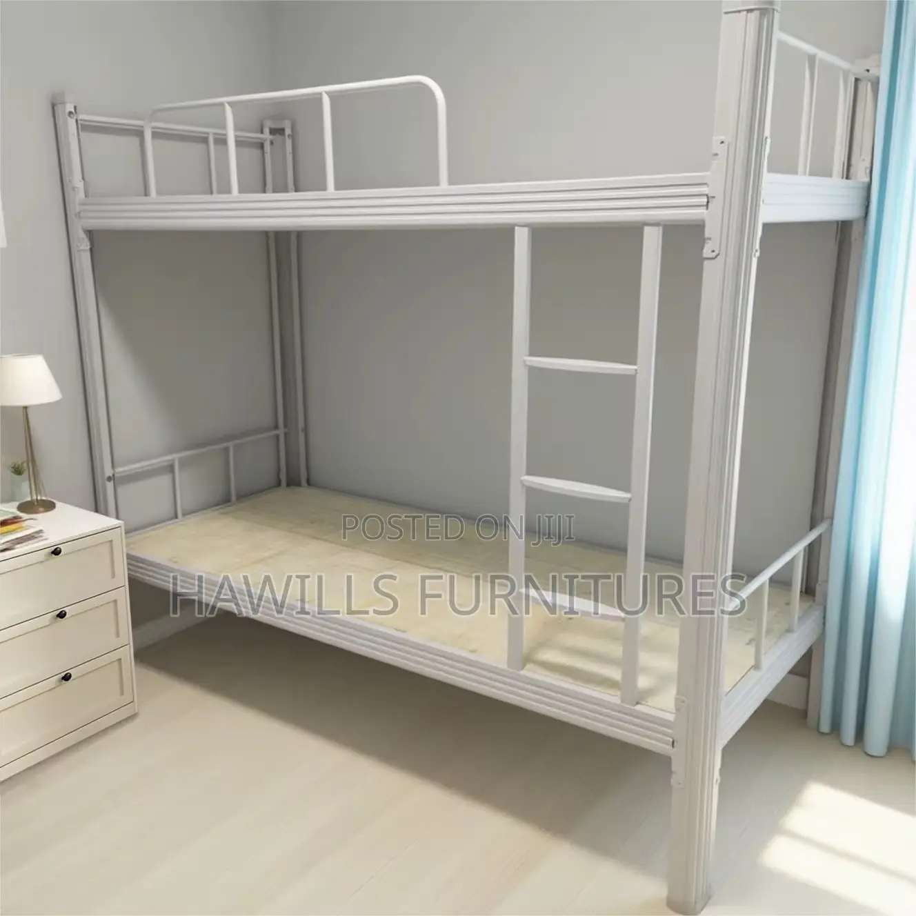 Steel Bunk Bed Utilized In Dormitories Hostels Or Family Rooms