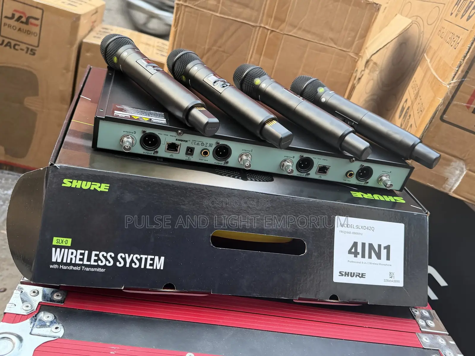 A Shure Slx-d 4in1 Digital Wireless Microphone System