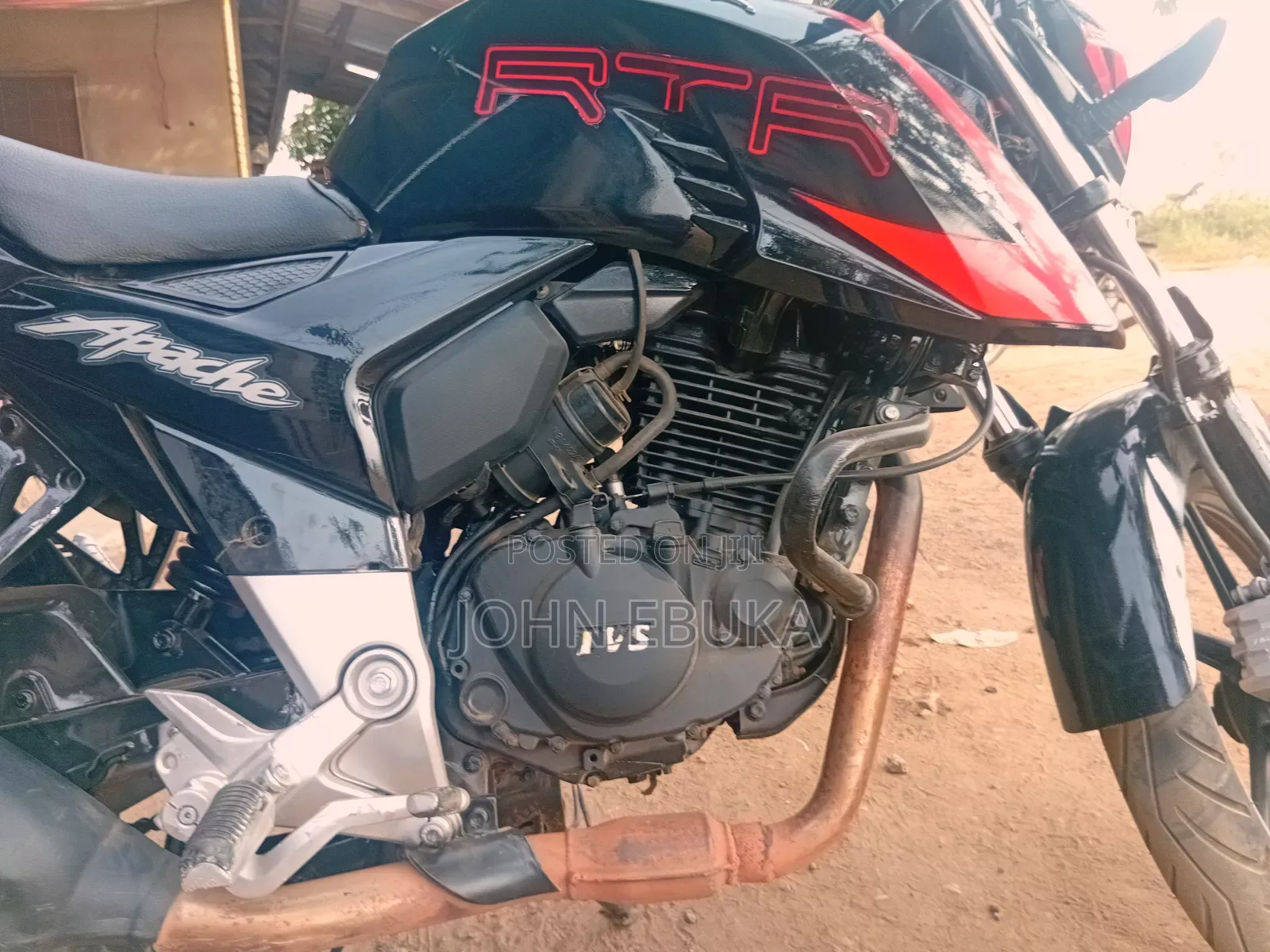 TVS Apache 180 RTR 2024 Black