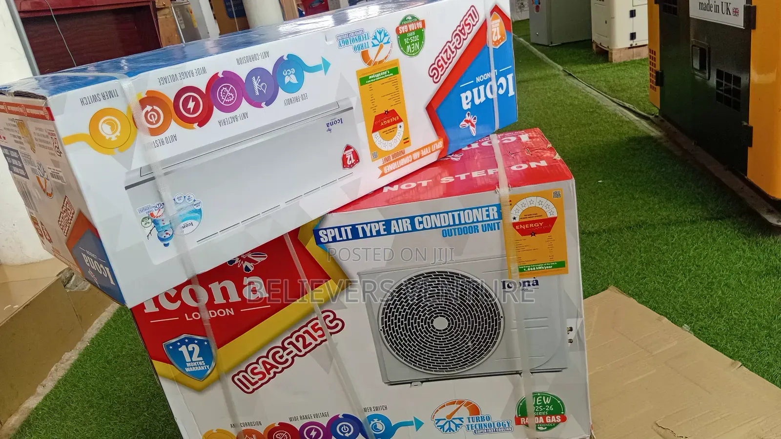Icona 1.5hp Turbo Cooling Ac With Long-Lasting Performance Icona Ac