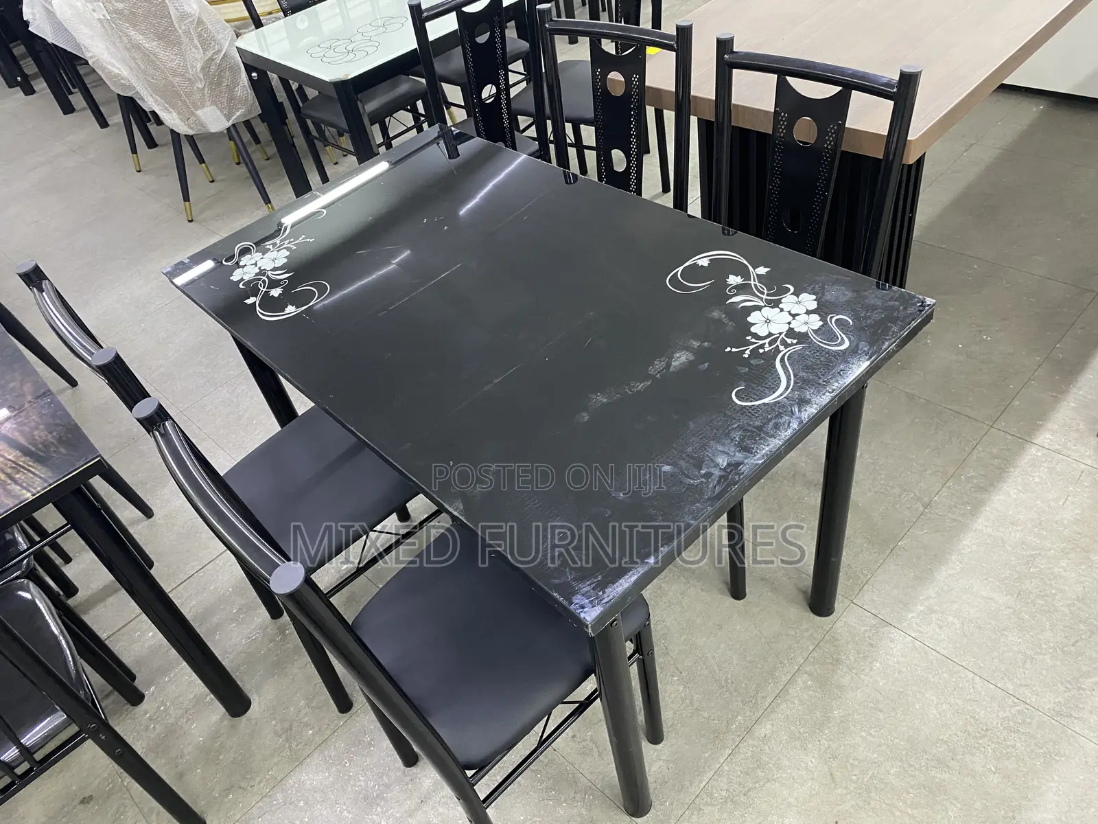 Dining Sets 4 Seater Glass Dining Table With Chairs