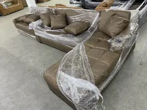 Turkish Sofa L Shape Plus 2 in 1 Leather and Cotton