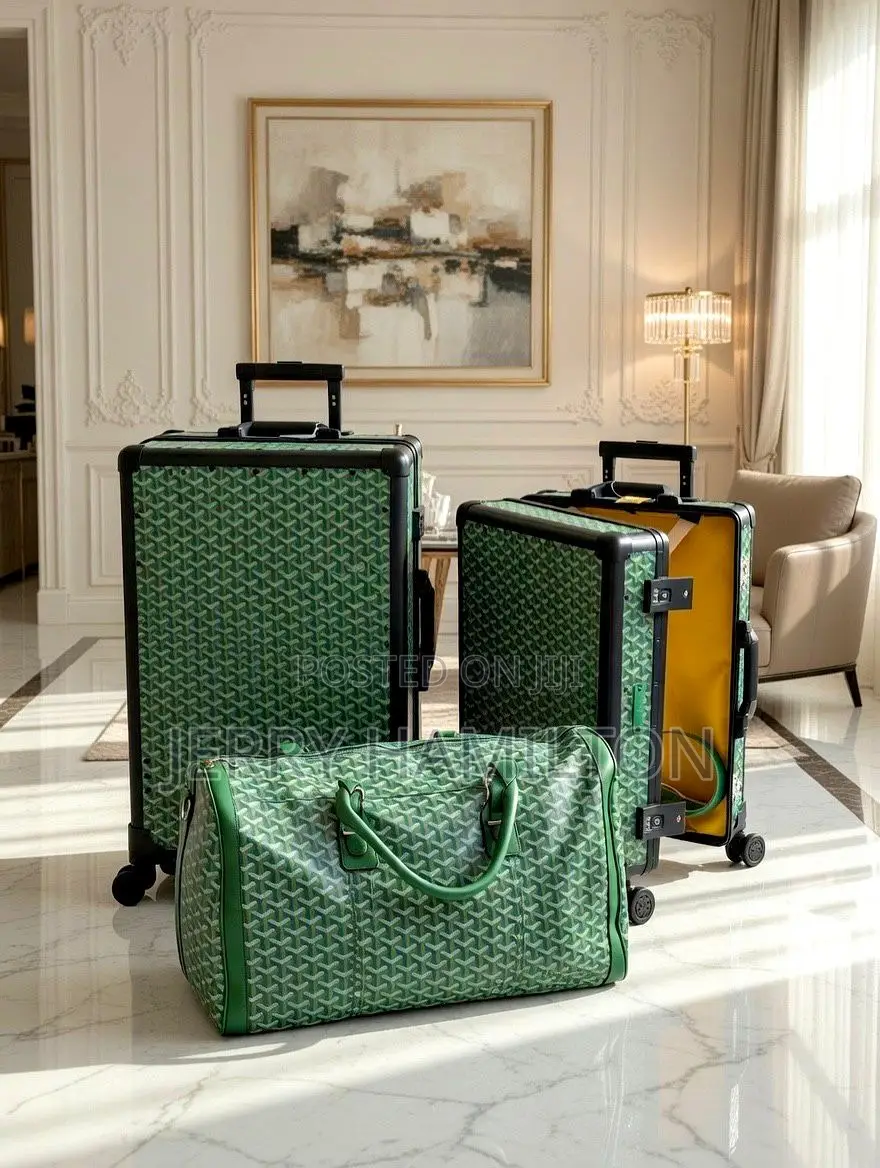 Goyard Travel Set and Suitcases