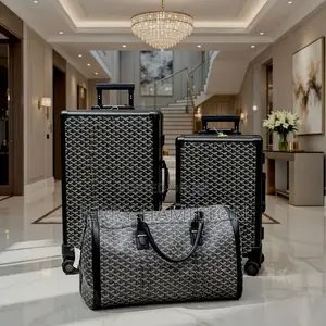 Goyard Travel Set and Suitcases