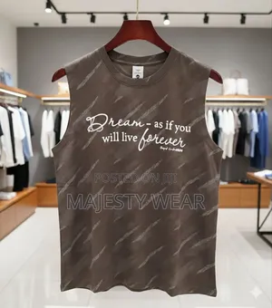 Sleeveless Casual Round Neck T-Shirt