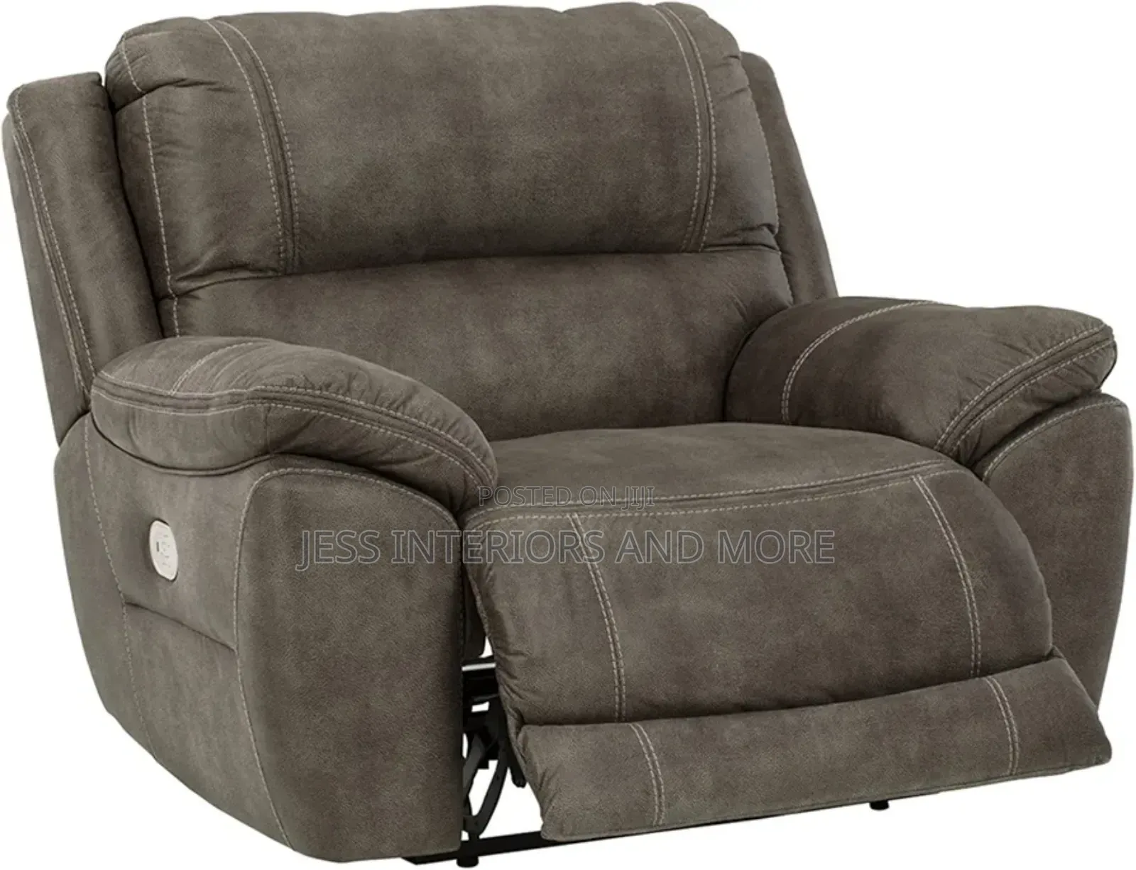 Power Recliner, Dark Gray