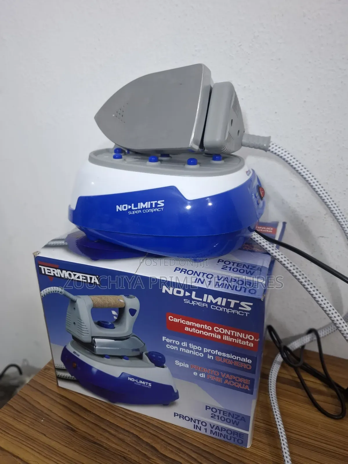 Termozeta No-limits Super Compact 2100w Steam Iron... From Italy 🇮🇹