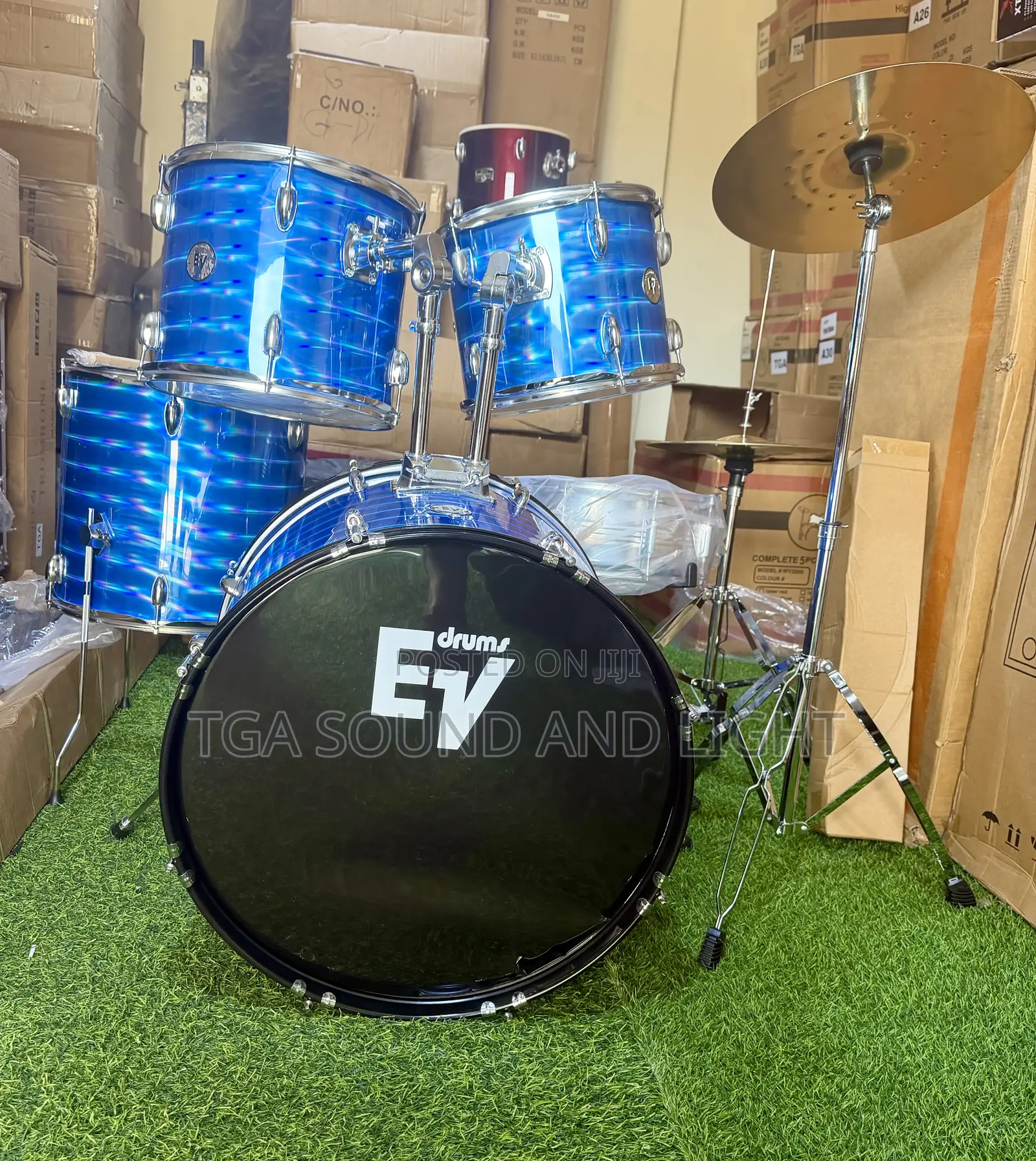 Ev 5pcs Complete Drum Set