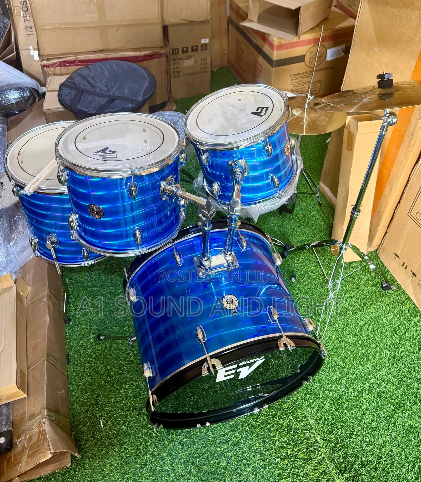 Ev 5 Pieces Complete Drum Set