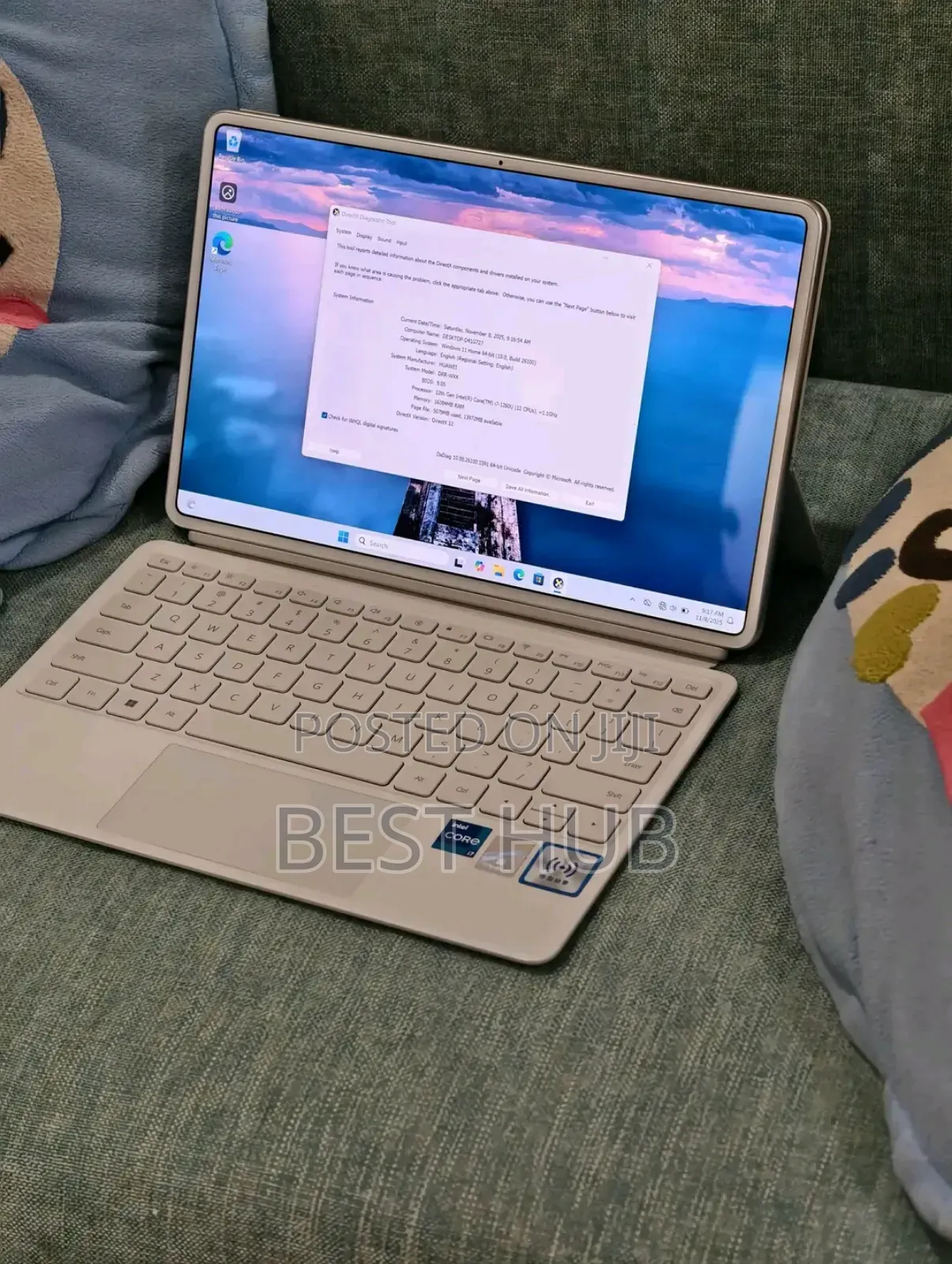 New Laptop Huawei MateBook 13 WRT-W19E 16GB Intel Core i7 SSD 512GB