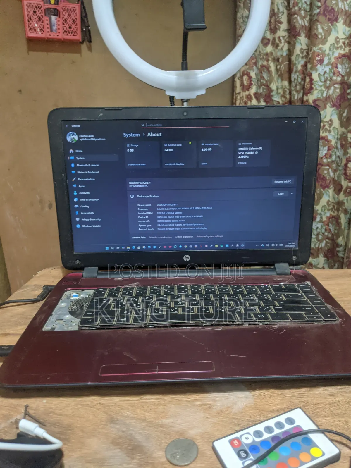 Laptop HP Pavilion 15 8GB Intel Celeron HDD 1T