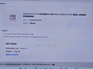 New Huawei MateBook E BL-W19 512 GB Silver
