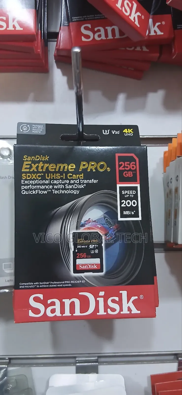 Sandisk 256gb Extreme Pro