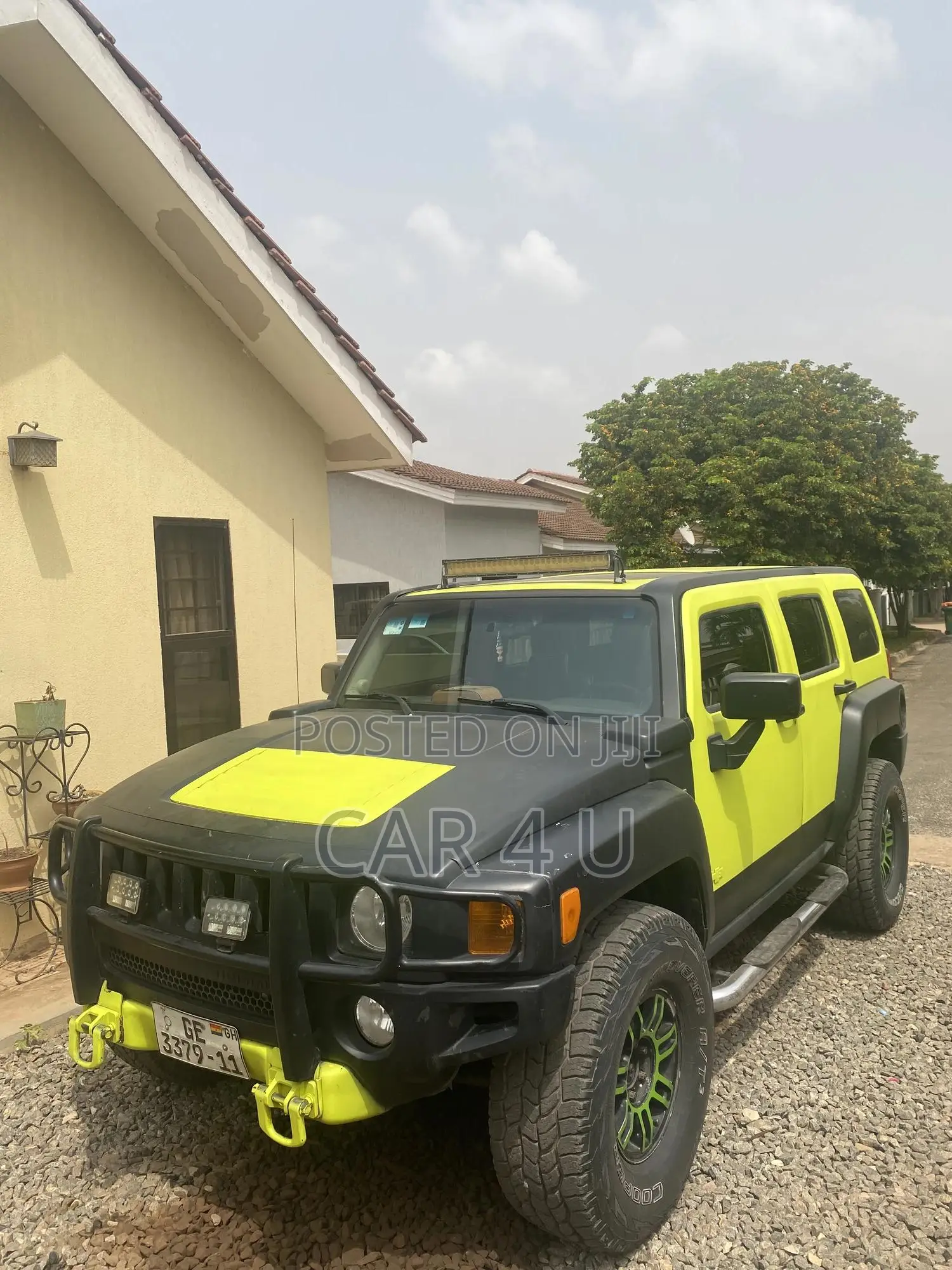Hummer H3 SUV H3X 2010 Yellow