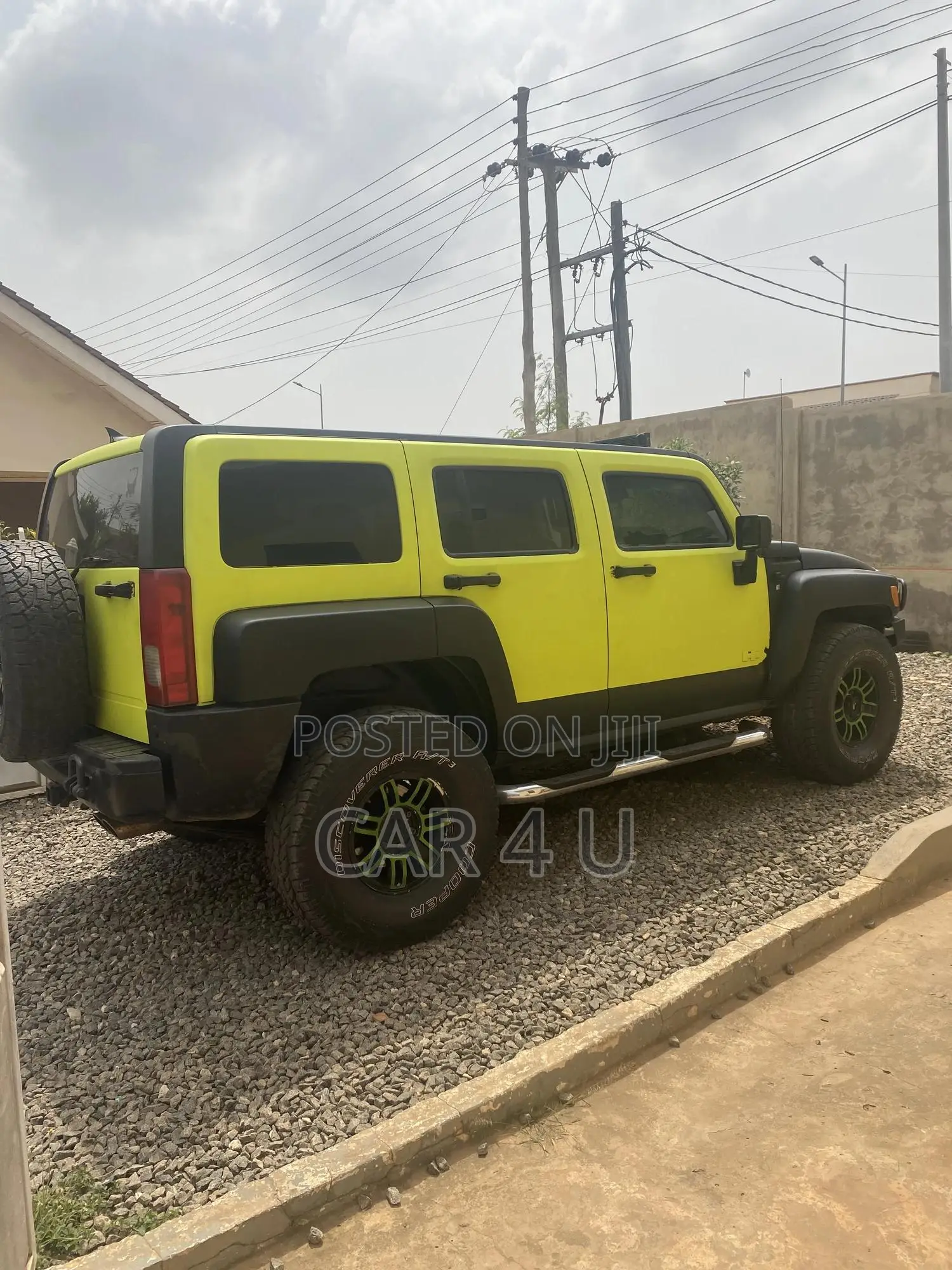 Hummer H3 SUV H3X 2010 Yellow