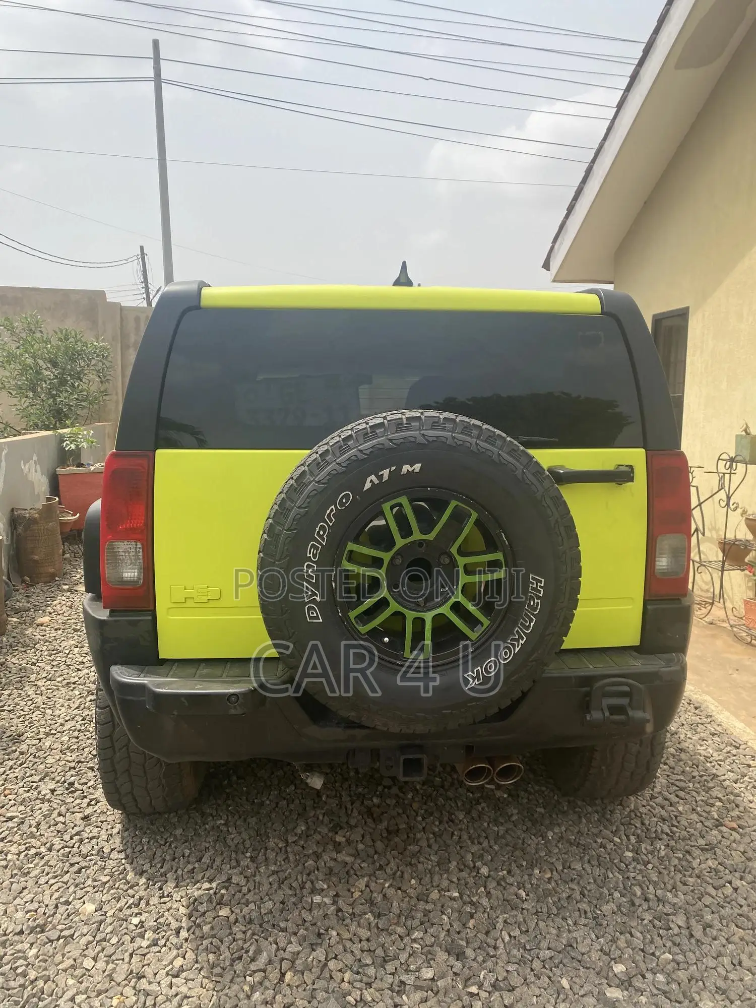 Hummer H3 SUV H3X 2010 Yellow