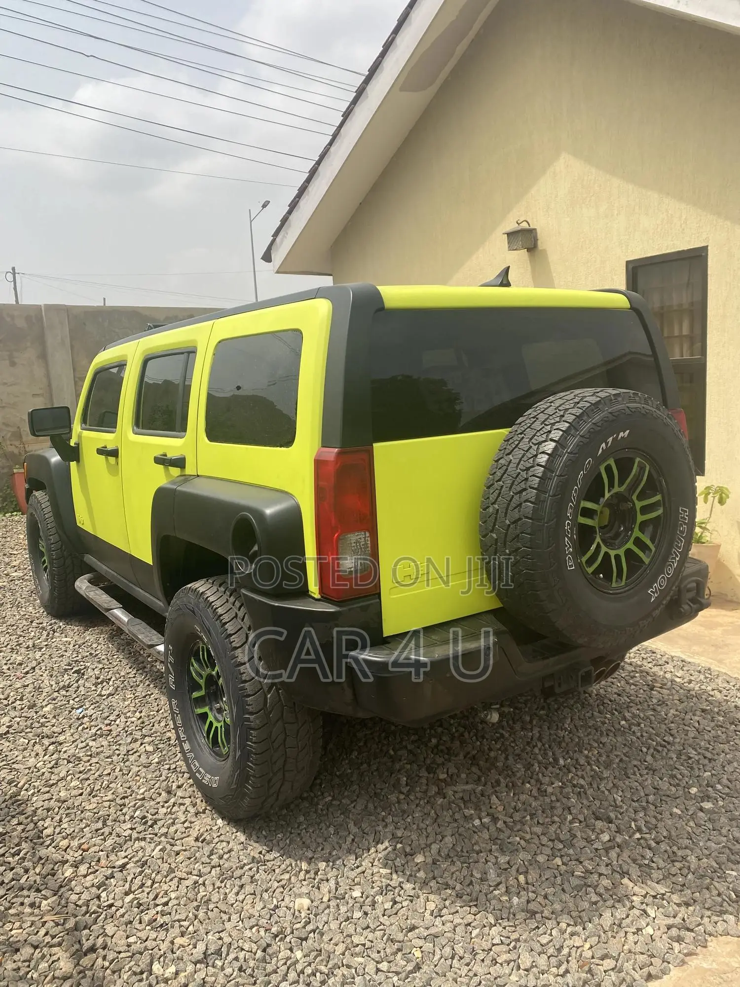 Hummer H3 SUV H3X 2010 Yellow