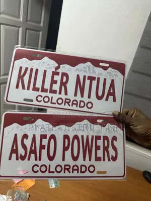 Customized Number Plates