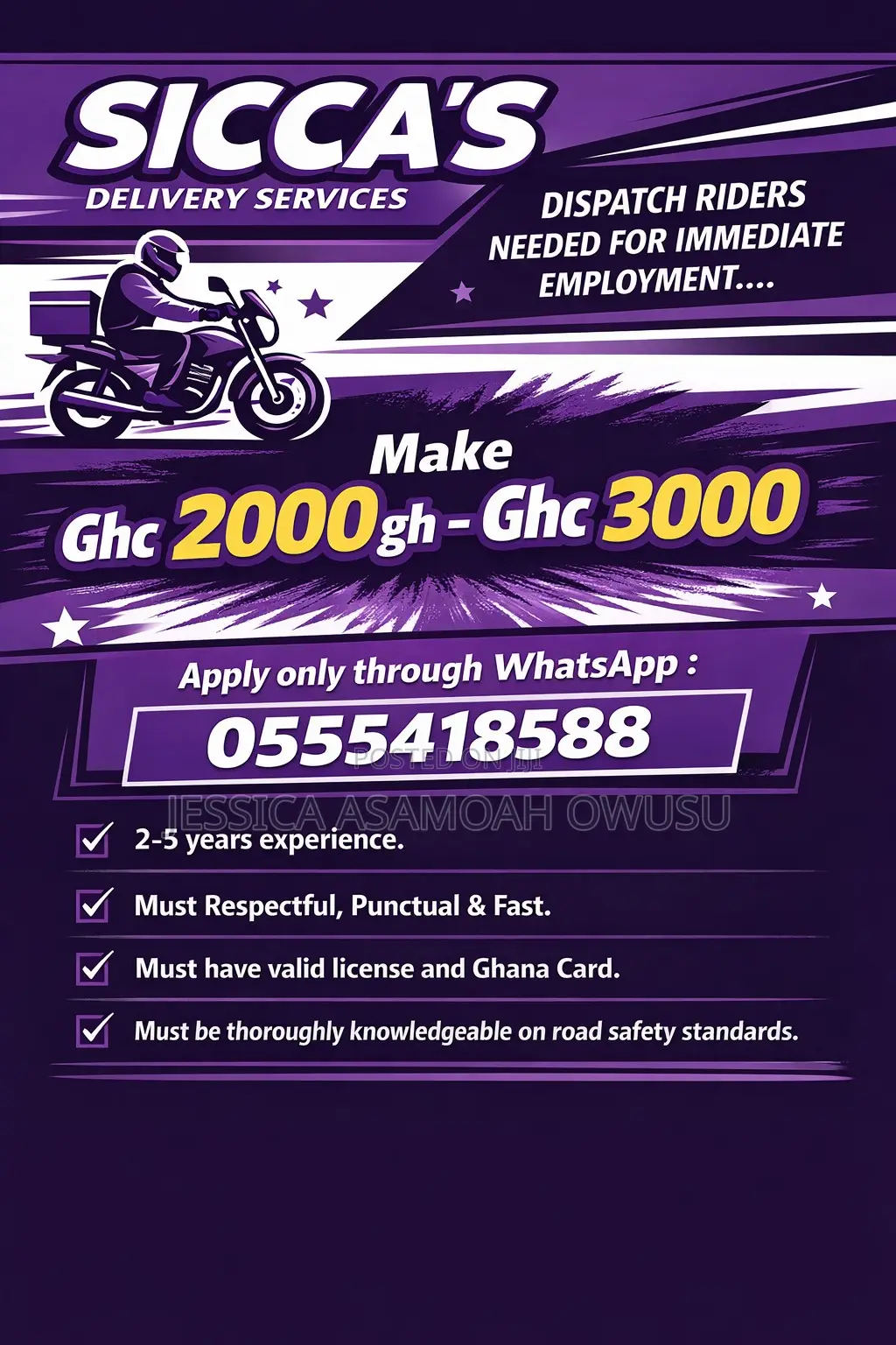 Hiring Delivery Riders - Immediate Start