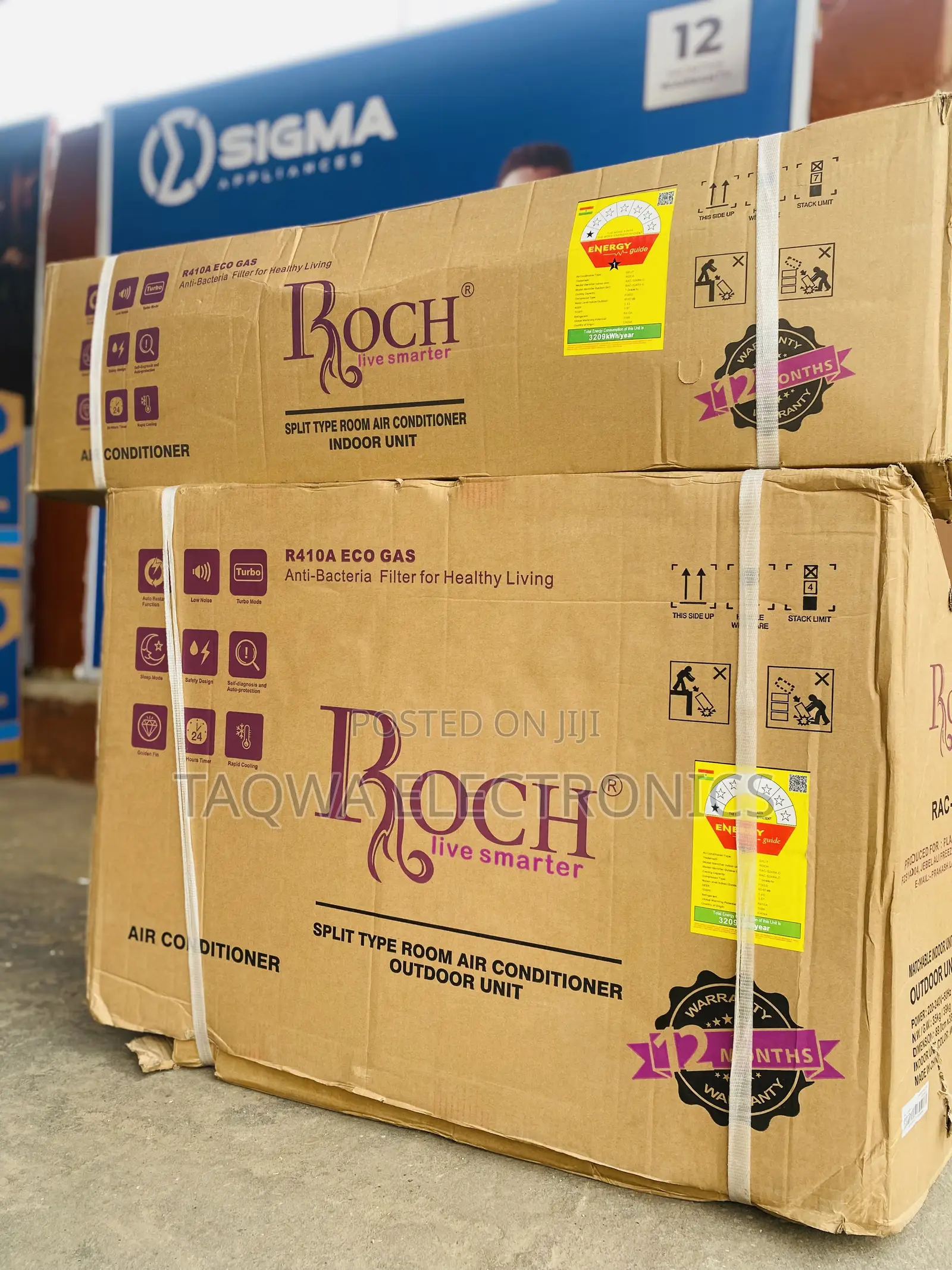 Efficient Roch 2.5hp Split Air Conditioner