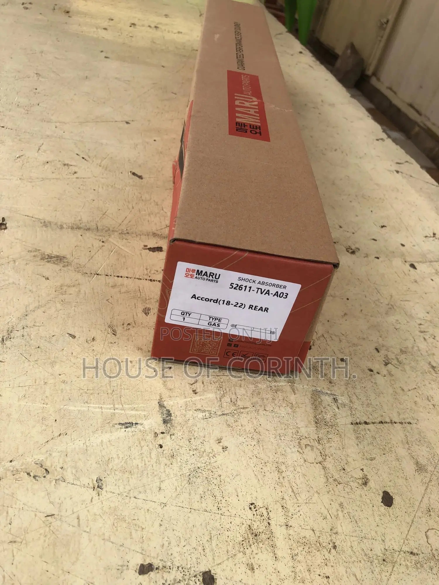 Maru Shock Absorbers (Rear,Pair)-honda Accord 2018-2022
