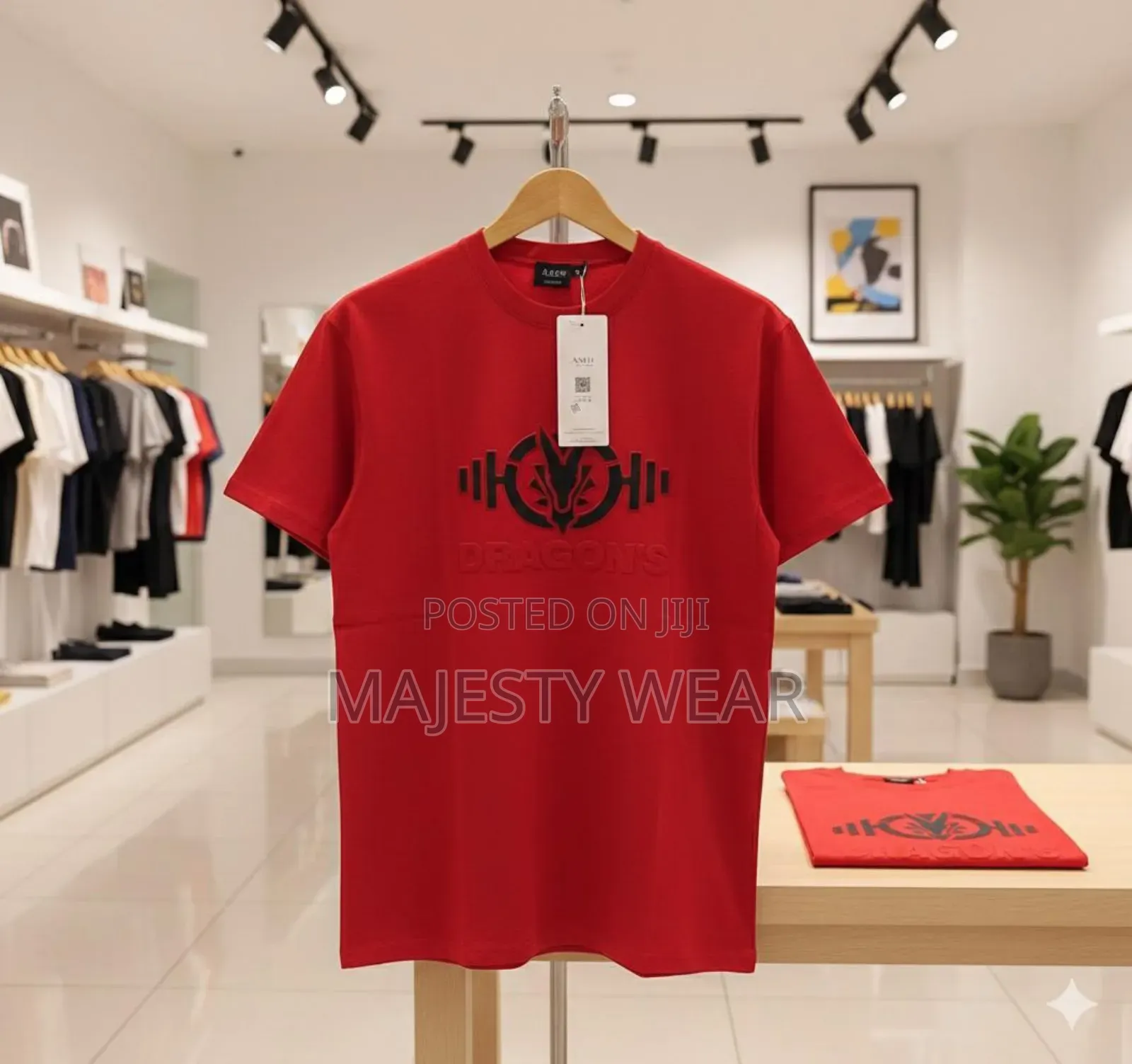 Simple Men's Casual Printed Shirt