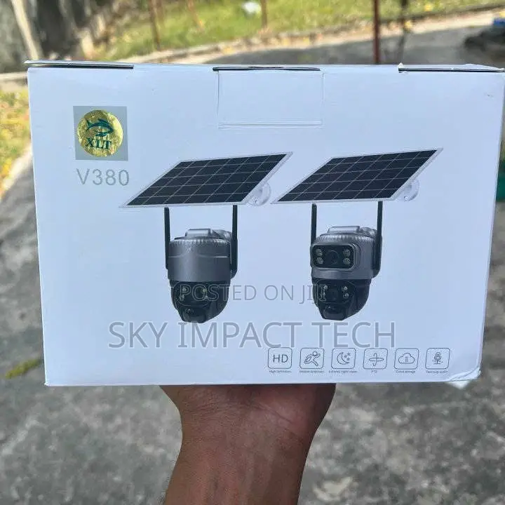 Solar Camera Outdoor V380 App Solar CCTV Security Camera