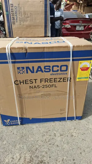 Nasco 200-Litres Chest Freezer With Sliding Glass on Top