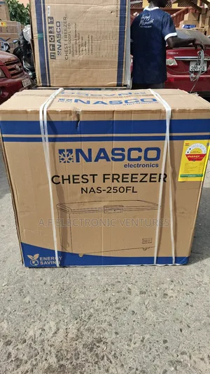 Nasco 200-Litres Chest Freezer With Sliding Glass on Top