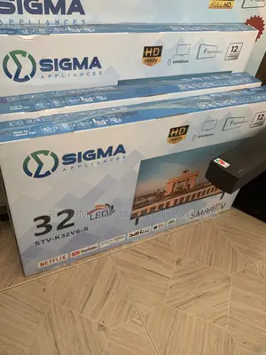 Sigma 32" Borderless Smart Tv (Android 14/15) - Sleek Modern