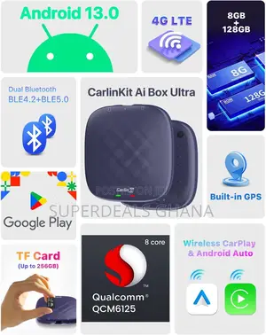 Carlinkit Android 13 Ai Box Built-in Carplay/Android Auto