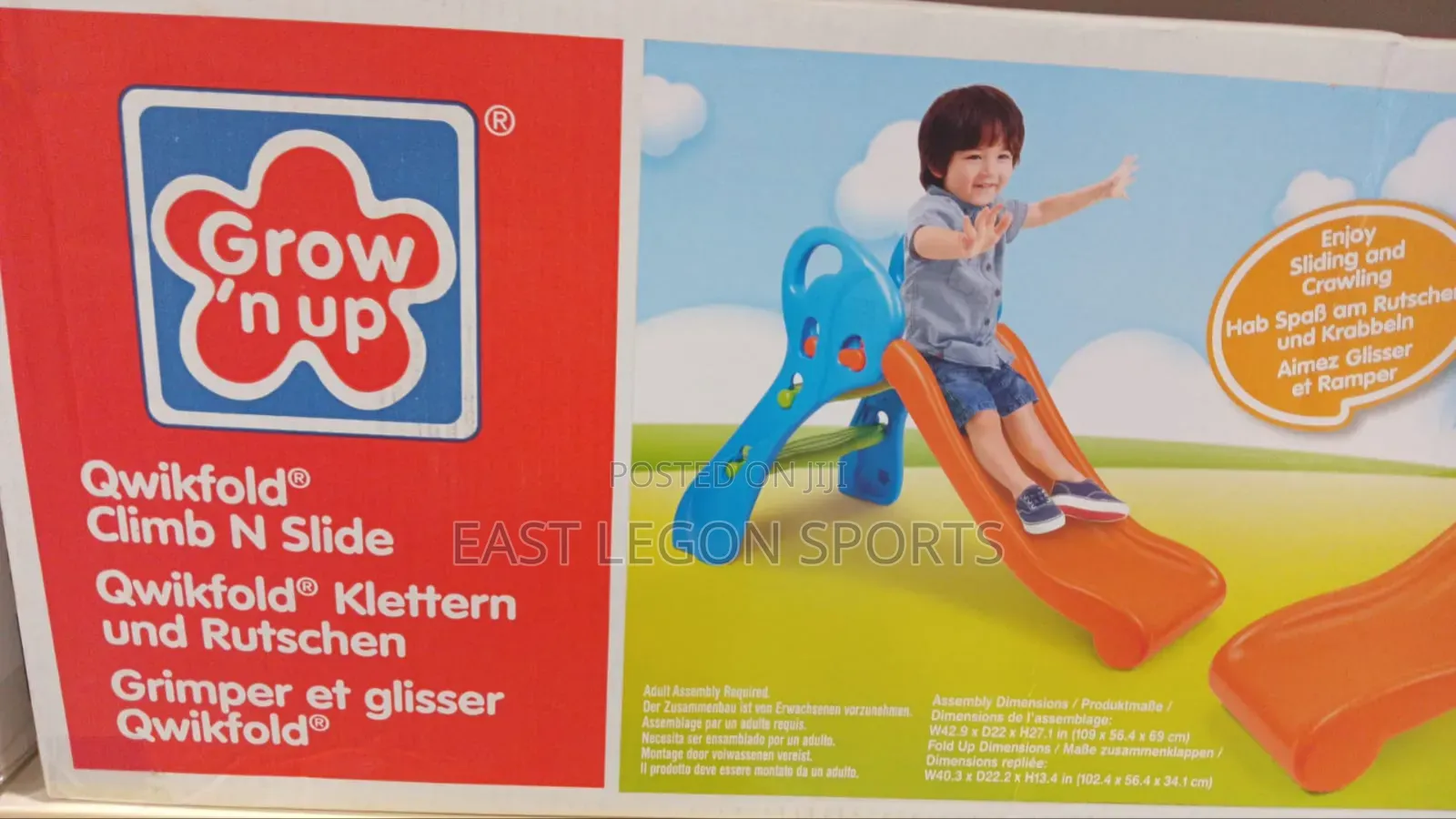 Slide Playground Indoor Outdoor Kids Slide 1 to 4years