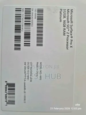 New Microsoft Surface Pro 512 GB Black