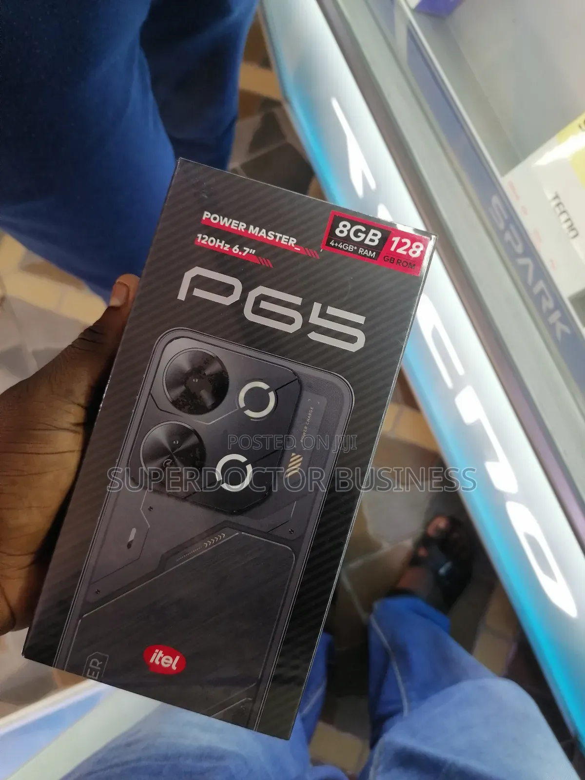 New Itel P65 128 GB Black