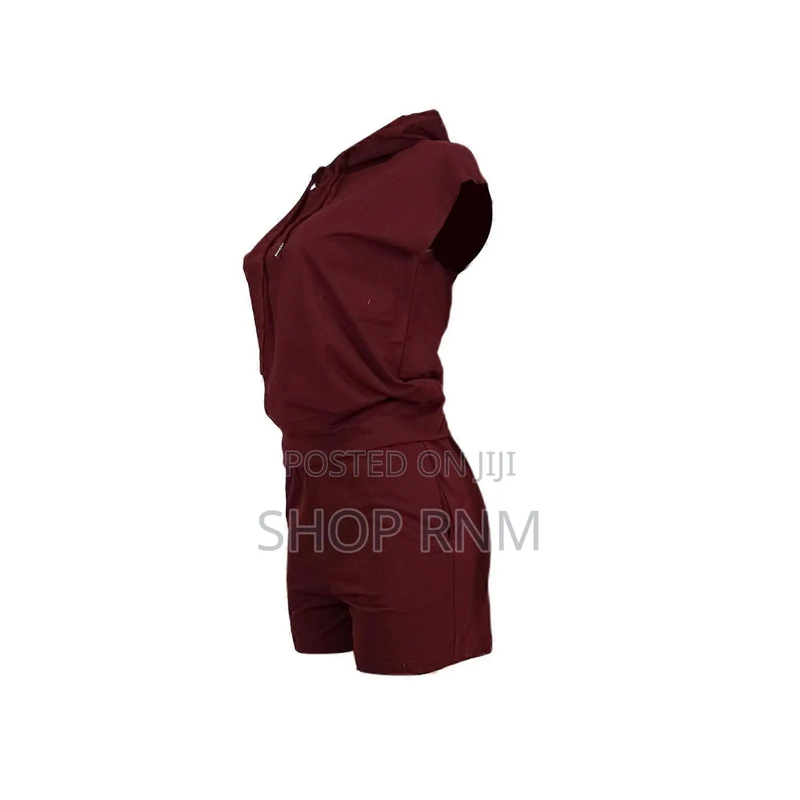 Sleeveless Unisex Hoodie and Shorts