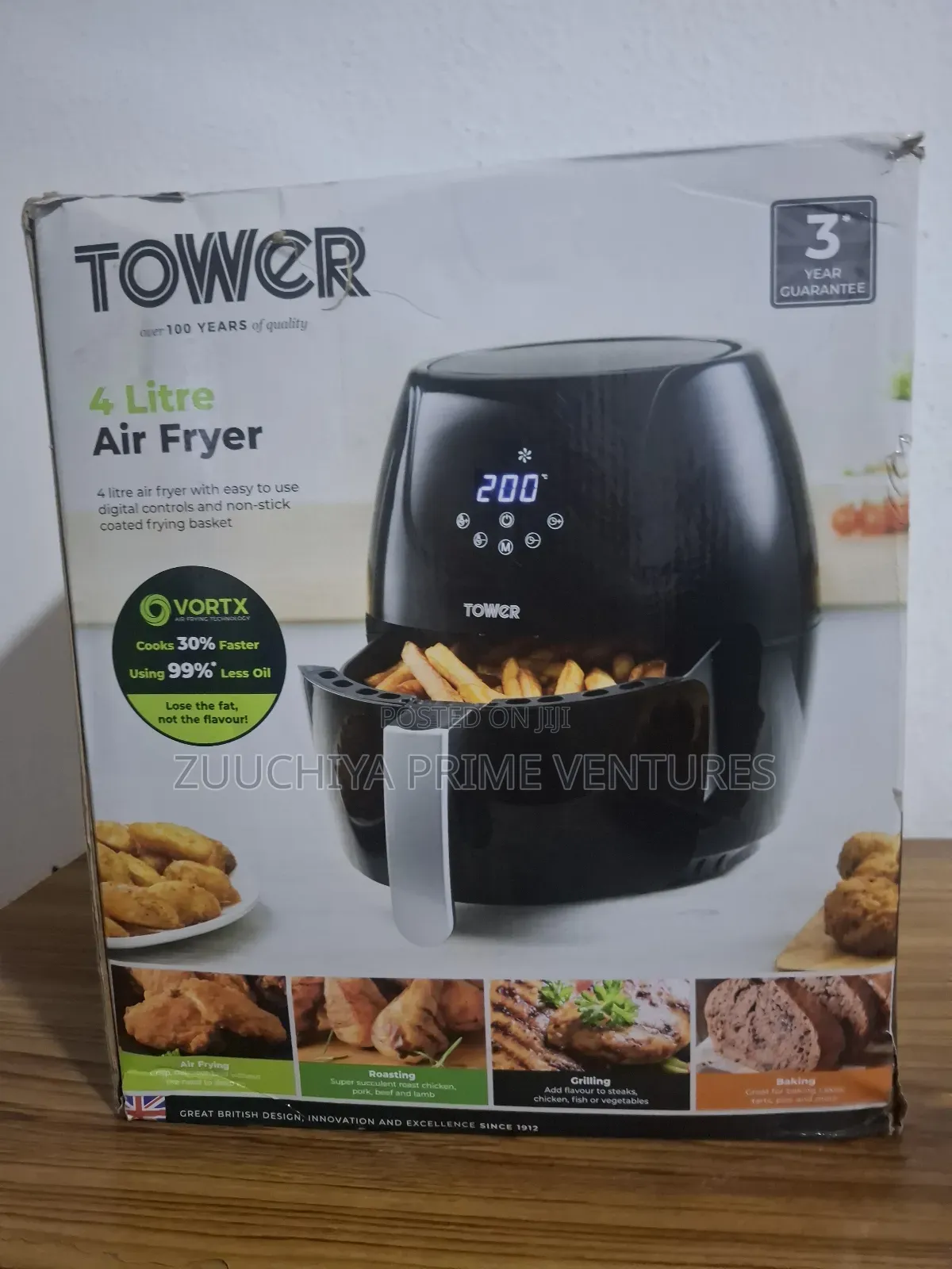 4.L Tower Air Fryer (Digital) From Uk 