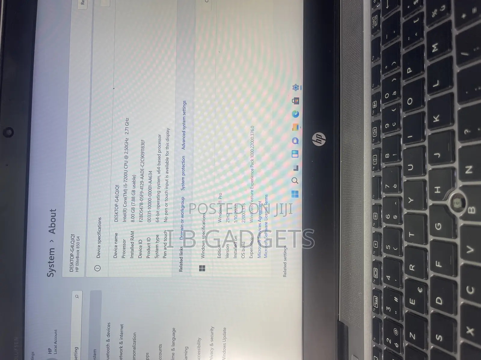 Laptop HP EliteBook 850 G4 8GB Intel Core i7 HDD+SSD 1T