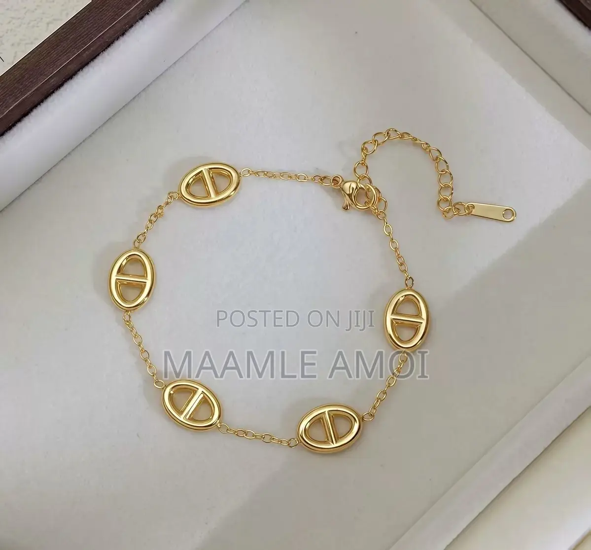 Stainless Steel Golden Non Tarnish Bracelet! Korean Style