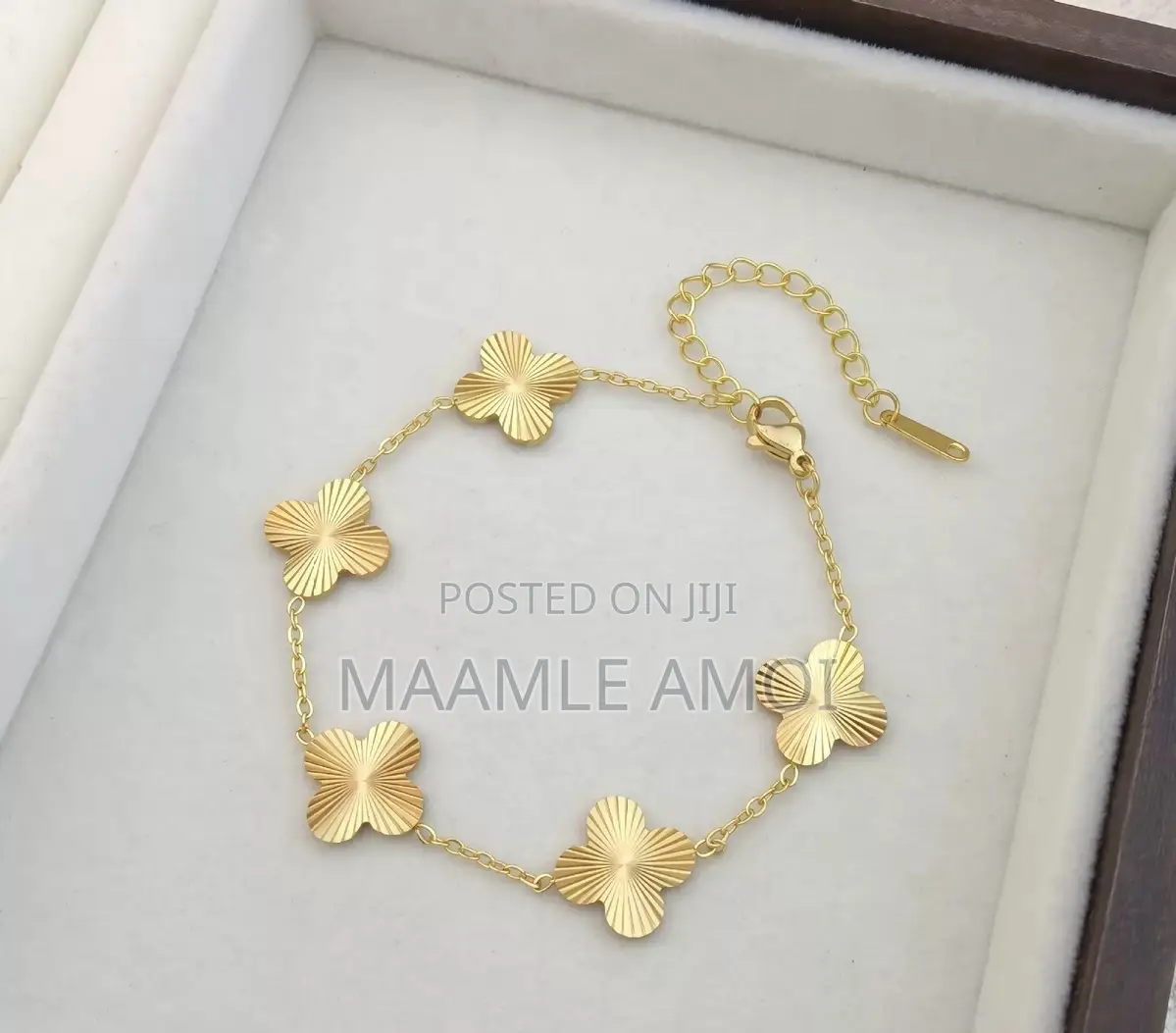 Stainless Steel Golden Non Tarnish Bracelet! Korean Style