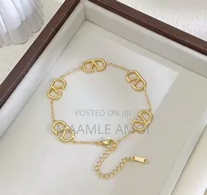 Stainless Steel Golden Non Tarnish Bracelet! Korean Style