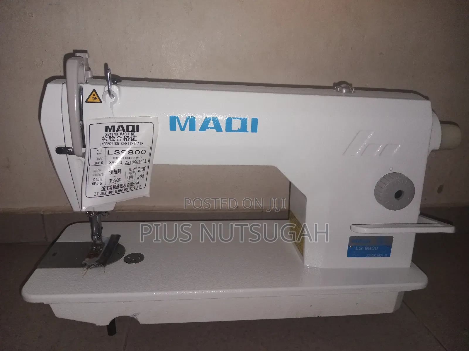 Maqi Ls9800 Industrial Sewing Machine