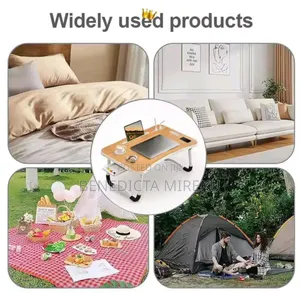 Foldable Laptop Table With Usb Port
