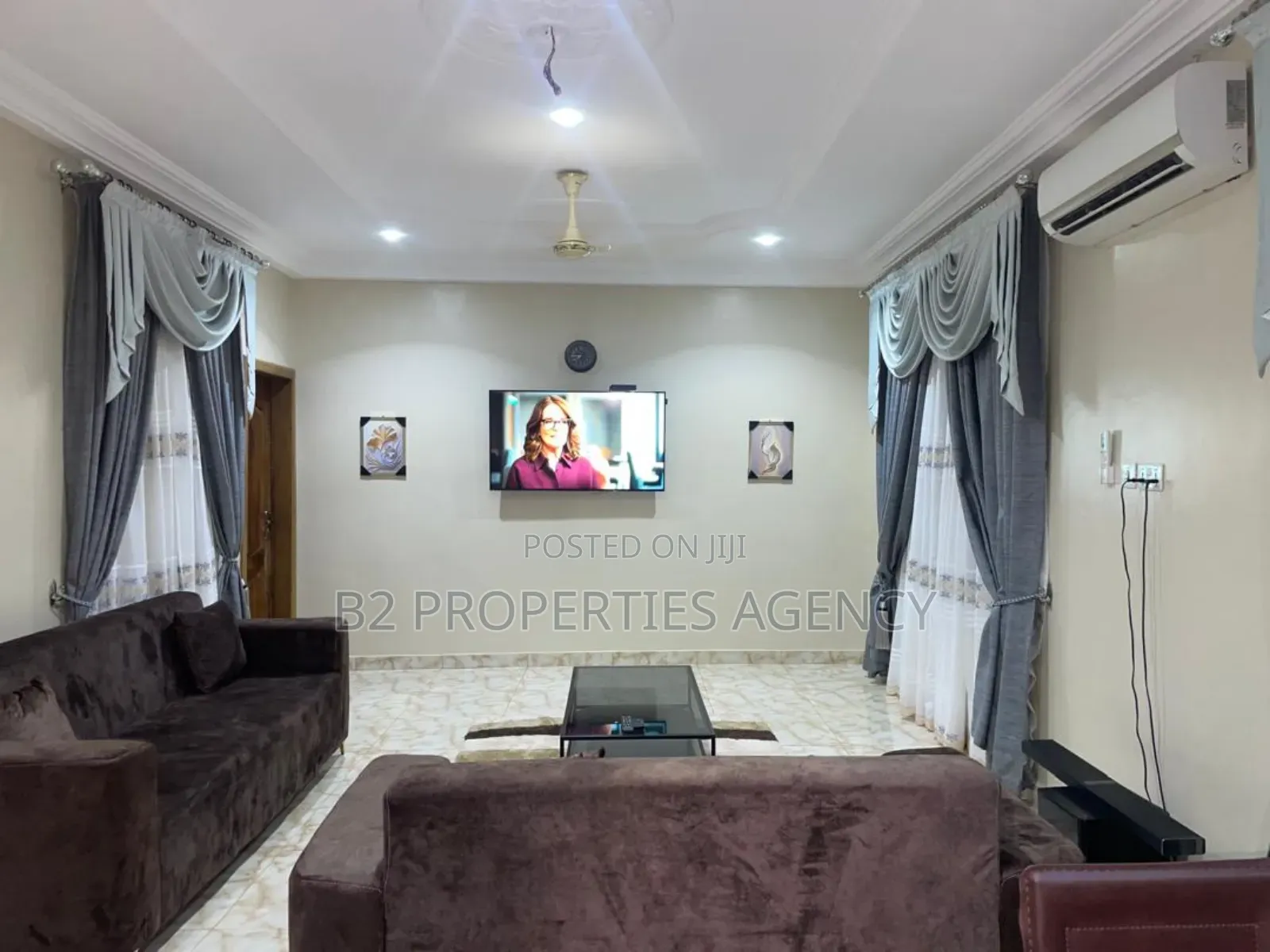 Furnished 3bdrm House in B2 Properties Agency, Kumasi Metropolitan