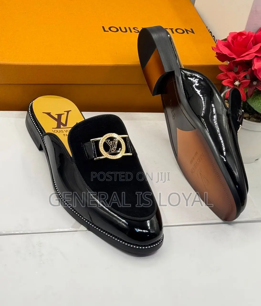 Louis Vuitton Mirror And Suede Halfshoes