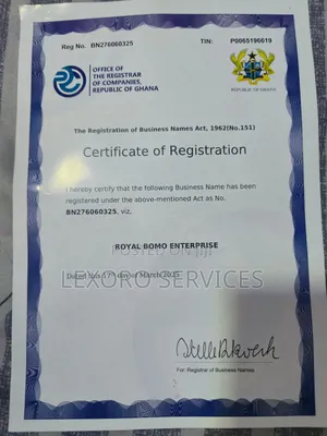 Company / Business Certificate Renewal, Updates Upgrade